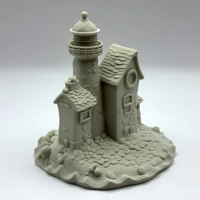 Mô hình Cảnh hải đăng – Tiểu cảnh Fantasy ven biển