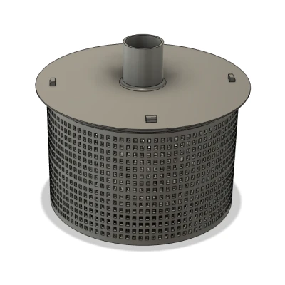 Giỏ lọc rác hồ bơi có nắp