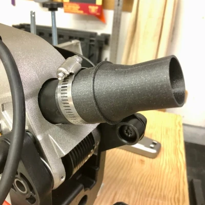 Adapter Cổng Hút Bụi Cho Máy Cưa Mộng Dewalt DWS715 Sang Ống Hút Bụi 1.25"