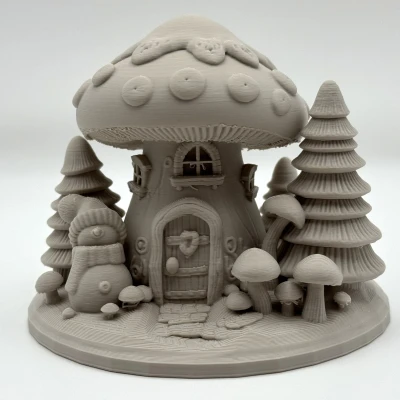 Cảnh Nhà Tiên Ông Giáng Sinh Tuyệt Đẹp