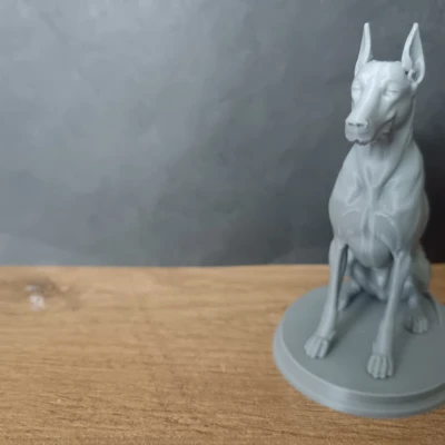 Tượng Chó Doberman