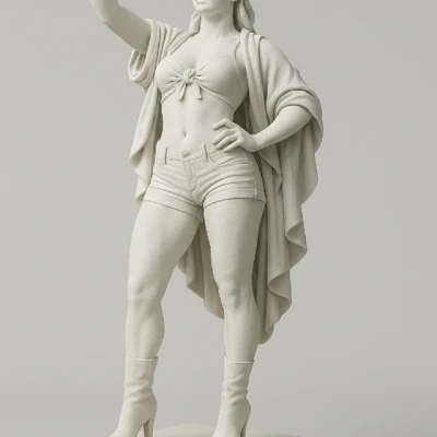 Tượng Nữ thần Tự do Selfie Phiên bản Hiện đại