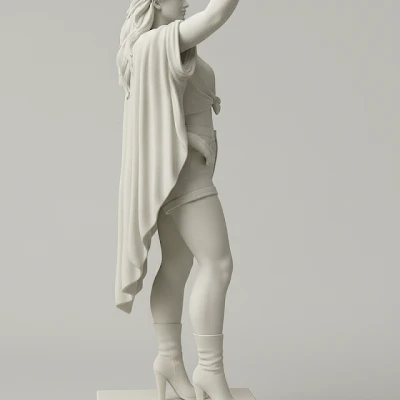 Tượng Nữ thần Tự do Selfie Phiên bản Hiện đại