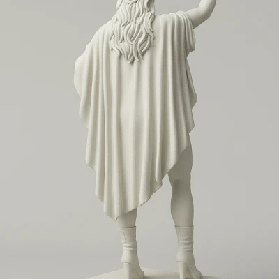 Tượng Nữ thần Tự do Selfie Phiên bản Hiện đại