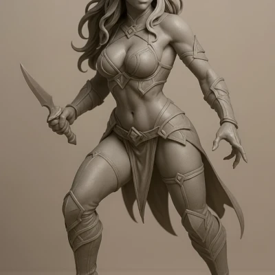 Elara, Nữ Tặc Rừng Xanh - Mô Hình Paintable