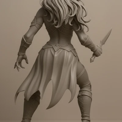 Elara, Nữ Tặc Rừng Xanh - Mô Hình Paintable