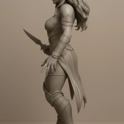 Elara, Nữ Tặc Rừng Xanh - Mô Hình Paintable