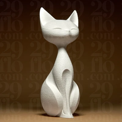 Tượng Mèo Thanh Lịch