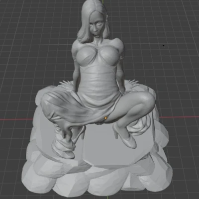 Đế Điện Thoại Hình Cô Gái Đá Rock Sexy