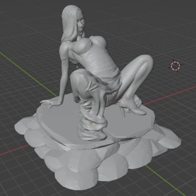 Đế Điện Thoại Hình Cô Gái Đá Rock Sexy