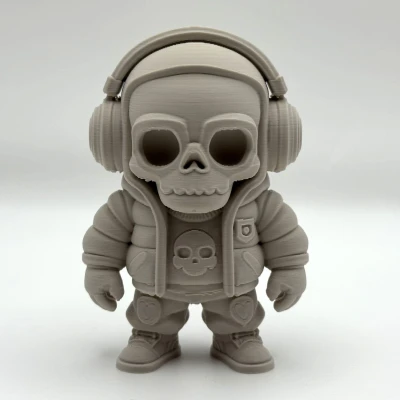 Mô Hình Skeleton Nghe Nhạc Chất Lừ