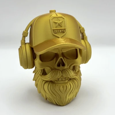 Tạc Tượng Đầu Lâu Râu Dài 3D