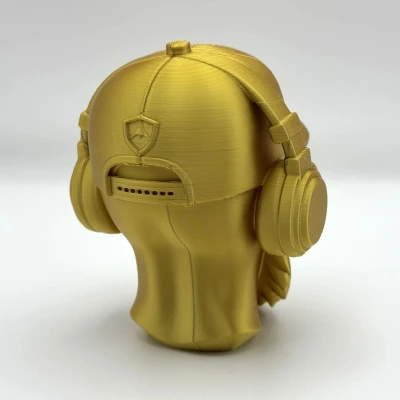 Tạc Tượng Đầu Lâu Râu Dài 3D