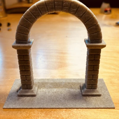 Mô hình Vòm Chỏm Tròn (Arco de medio punto o arco de cañon)