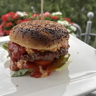 Khuôn Ép Chả Burger XXL 200/250/300g