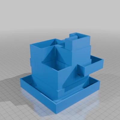 Chậu Trồng Rêu Hình Lập Phương