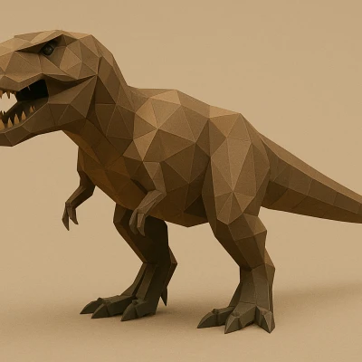 Khủng long T-Rex chân thấp đứng