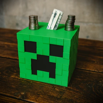 Heo Đất Creeper Minecraft – In 3D Hoàn Chỉnh