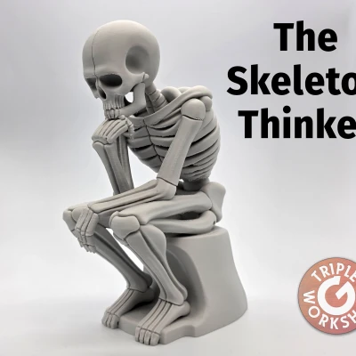 Tượng Bộ Xương Đang Suy Tư