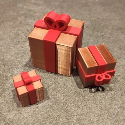 Hộp quà tặng đơn giản - Trang trí Giáng Sinh / Xmas