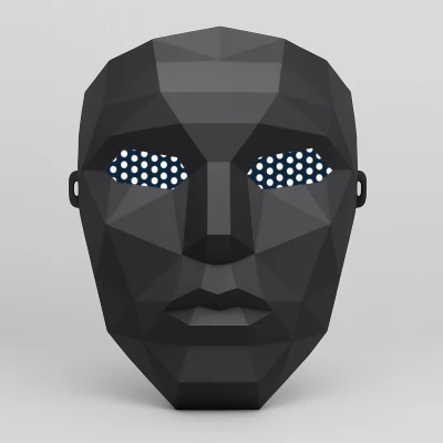 Mặt Nạ Nhân Vật Quản Trò Phim Squid Game In 3D