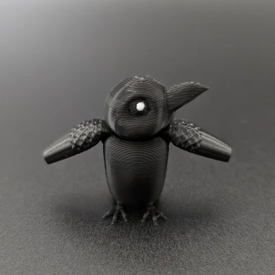 Quạ - Móc Khóa Nhân Hình Khớp Nối