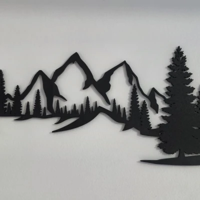 Tranh Treo Tường Núi & Cây Thông