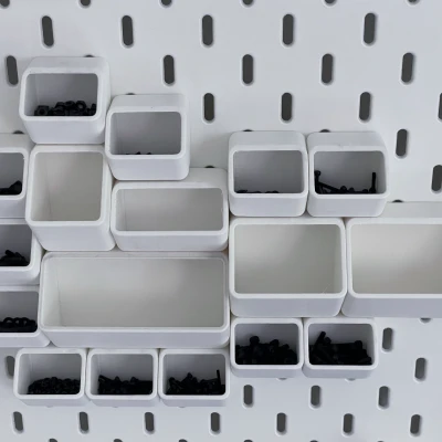 Hệ thống hộp đựng Skadis dạng module (Cỡ vừa)