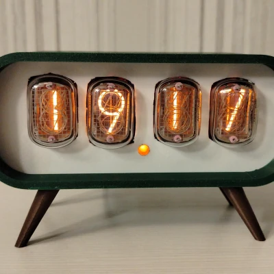 Vỏ Case Đồng Hồ Nixie IN-12 Phong Cách Retro