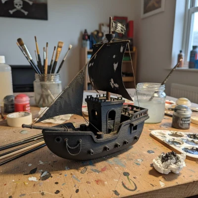 Benchy Black Pearl: Dạo bước trên biển cả đầy sợi filament và nỗi sợ