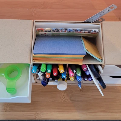 Hộp bút kiêm ngăn kéo đựng đồ