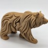 Tượng Gấu Đi Bộ Chạm Khắc Gỗ - Thumbnail 4
