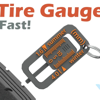 Thước Đo Độ Sâu Gai Lốp Xe Ô Tô