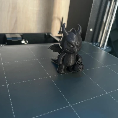 Mẫu Rồng Chibi Halloween 3D – Mô Hình Fantasy Dễ Thương