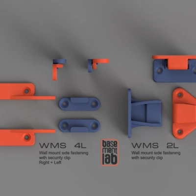 Giá Treo Tường - Hệ Thống Gài Bên Hông Có Khóa An Toàn