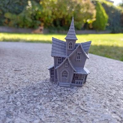 Mô Hình Ngôi Nhà Ma Ám - Thích Hợp Cho Halloween & RPG