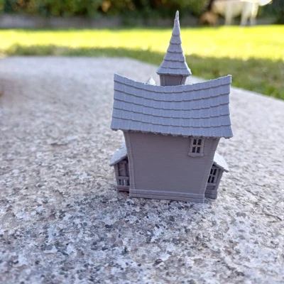 Mô Hình Ngôi Nhà Ma Ám - Thích Hợp Cho Halloween & RPG