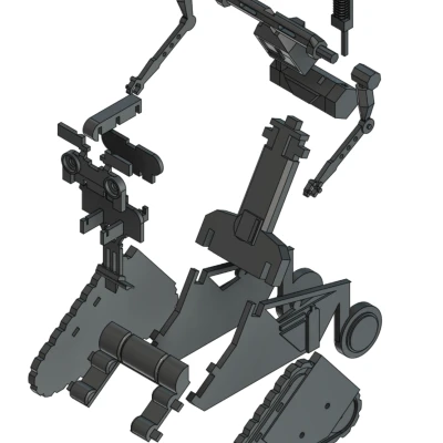 Mô hình Johnny 5 Kit Card | Short Circuit | NOVA Robotics S.A.I.N.T