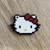 Móc Khóa Hello Kitty 8-bit Lắp Ráp Đa Mảnh – Dễ Dàng Không Cần Keo - Thumbnail 4