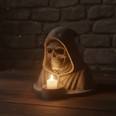 Nến Hình Đầu Lâu Dễ In