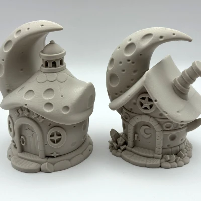 Nhà Cổ Tích Dưới Ánh Trăng