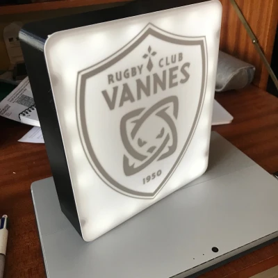 Logo Câu Lạc Bộ Rugby Vannes (Đèn Ngủ Hắt Sáng)