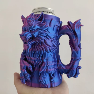 Giá Đỡ Lon / Cốc Bia Hình Người Sói