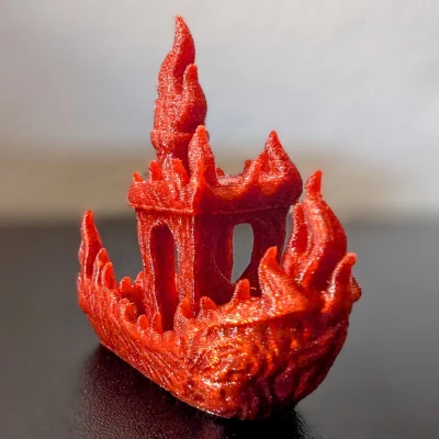 Flame Benchy – Con Tàu Thử Nghiệm Bốc Cháy