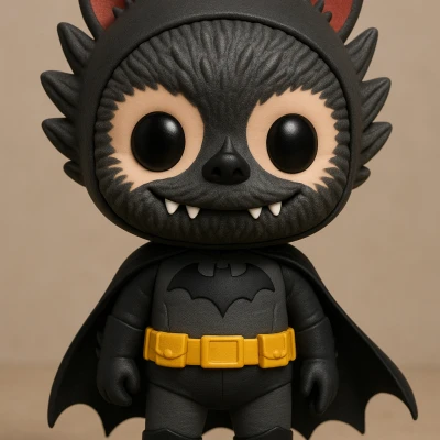 LABUBU cùng Batman - BATBUBU!