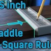 Thước Vuông Yên Ngựa Có Lỗ Đánh Dấu Cho Mộc Dùng Inch - Thumbnail 1