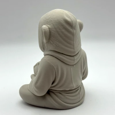 Chú Khỉ Chơi Trống - Tượng Trang Trí Thiền Định