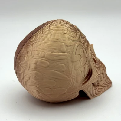 Mô Hình 3D Đầu Lâu Đường Hoa