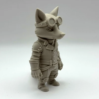 Mô Hình Cáo Phong Cách Steampunk