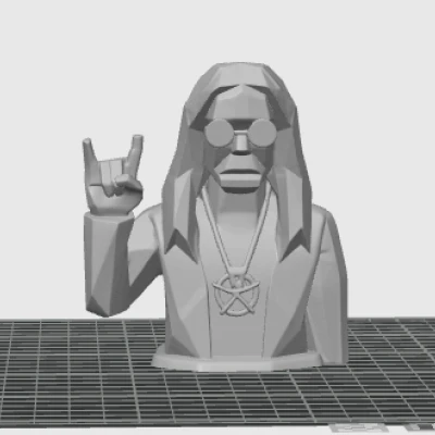 Tượng Bức Tượng Ozzy Osbourne - Kỷ Niệm